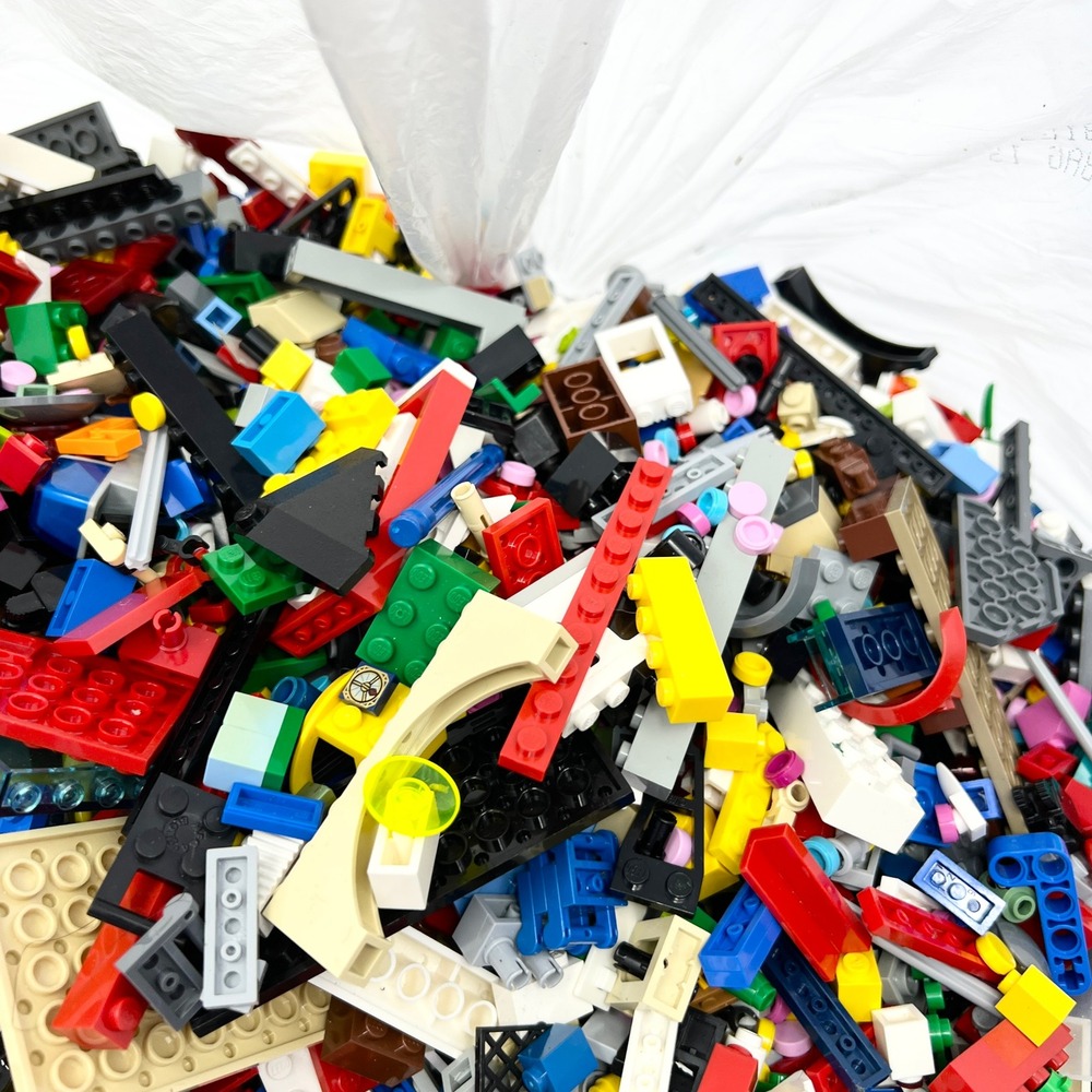 LEGO Bulk Mixed Bricks Plates 5lb Assorted Colors Specialty Parts Lot - Picture 3 of 8